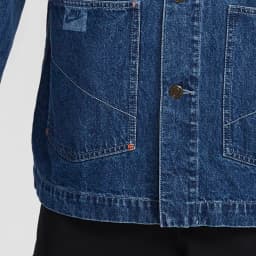 Nike Official Authentic 2024 New Men's Retro Fashion Casual Denim Jacket HQ1469-441