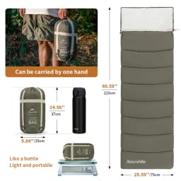 Naturehike Sleeping Bag Camping Outdoor Portable Ultralight Single Splicable Sleeping Bags Waterproof Machine Washable
