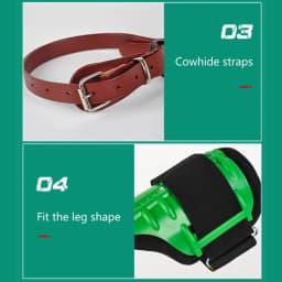 Tree Climbing Spikes Spur Tool with Adjustable Belt Climbing Pedal Tool