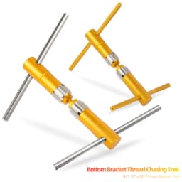 AXI Adjustable Ratchet Tap Holder Wrench Set BC1.37x24 BSA Thread Bottom Bracket Tapping Tools For Bike Repairing Workshop Tool