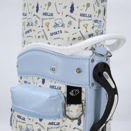 HELIX Women Golf Cart & Travel Bag with 4 Wheels and Retractable Top Cover for Airline Travel Also Daily Use