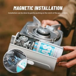 Naturehike 2024 New Camping Stove Portable Multifunctional 2200W High Power Cooking Gas Stove Outdoor Picnic Travel Gas Burner