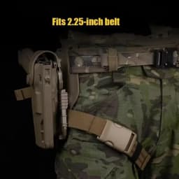 M17M18 Tactical Holster P320 Right-Hand Holster with QLS Quick Release System Thigh Adapter Suitable for Hunting Air Gun Holster