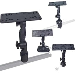 Kayak Canoe Fishfinder Mount Boat Sonar Holder for Garmin, Lowrance & Raymarine Marine Dinghy PVC Boat GPS Holder Plate