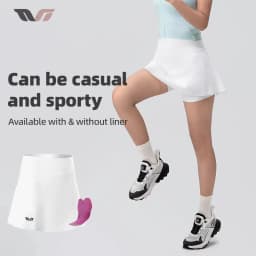 ROCKBROS TVI Women Cycling Skirt Bike Shorts Breathable Sports Pants Anti-Glare Short Pants Shockproof Sponge Pad Tennis Skirt