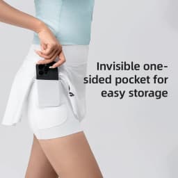 ROCKBROS TVI Women Cycling Skirt Bike Shorts Breathable Sports Pants Anti-Glare Short Pants Shockproof Sponge Pad Tennis Skirt