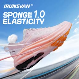 IRUNSVAN Professional Men's Running Shoes Carbon Plate Marathon Light Wide Shoe Upper Support Shock-Relief Sport Shoe