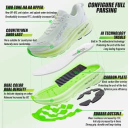 IRUNSVAN Professional Men's Running Shoes Carbon Plate Marathon Light Wide Shoe Upper Support Shock-Relief Sport Shoe