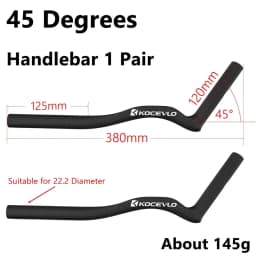 Carbon Fiber Bicycle Rest TT Handlebar Clip on Aero Bars Handlebar Extension Triathlon Time Trial Cycling Parts 20-54.5 degree