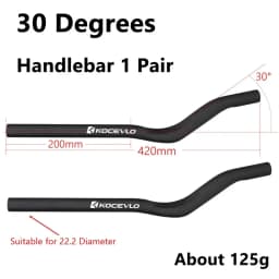 Carbon Fiber Bicycle Rest TT Handlebar Clip on Aero Bars Handlebar Extension Triathlon Time Trial Cycling Parts 20-54.5 degree