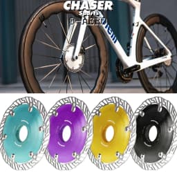 Chaser Bicycle Medium Lock Discs Ultralight Aluminum Alloy Aerodynamic Windbreaker Road Bike 160/140MM TT Triathlon 0-AERO