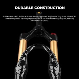 BOLANY Suspension Fork Mountain Bicycle 20/24 Inch Disc Brake Straight Tube Travel 100mm MTB Air Fork For Bicycle Accessoires