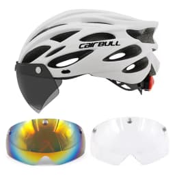 Cairbull Cycling Helmets MTB Mountain Road Racing Bicycle Helmet Lightweight Breathable Led Safety Bicycle Helmet 59-61cm Casco