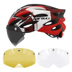 Cairbull Cycling Helmets MTB Mountain Road Racing Bicycle Helmet Lightweight Breathable Led Safety Bicycle Helmet 59-61cm Casco