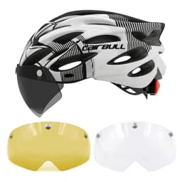 Cairbull Cycling Helmets MTB Mountain Road Racing Bicycle Helmet Lightweight Breathable Led Safety Bicycle Helmet 59-61cm Casco
