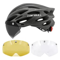 Cairbull Cycling Helmets MTB Mountain Road Racing Bicycle Helmet Lightweight Breathable Led Safety Bicycle Helmet 59-61cm Casco