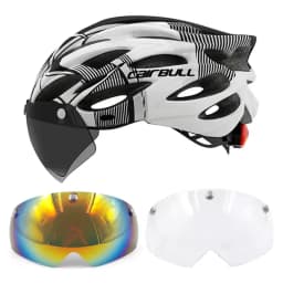 Cairbull Cycling Helmets MTB Mountain Road Racing Bicycle Helmet Lightweight Breathable Led Safety Bicycle Helmet 59-61cm Casco