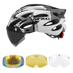 Cairbull Cycling Helmets MTB Mountain Road Racing Bicycle Helmet Lightweight Breathable Led Safety Bicycle Helmet 59-61cm Casco