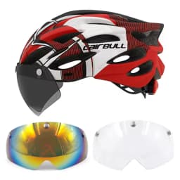 Cairbull Cycling Helmets MTB Mountain Road Racing Bicycle Helmet Lightweight Breathable Led Safety Bicycle Helmet 59-61cm Casco
