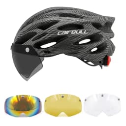 Cairbull Cycling Helmets MTB Mountain Road Racing Bicycle Helmet Lightweight Breathable Led Safety Bicycle Helmet 59-61cm Casco