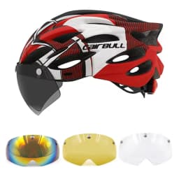 Cairbull Cycling Helmets MTB Mountain Road Racing Bicycle Helmet Lightweight Breathable Led Safety Bicycle Helmet 59-61cm Casco