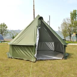 8 Person Large Pyramid Hot Tent with Four Seasons Camping Chimney Wood Stove for Outdoor Cooking Mongolian Bag Tent CZX-998