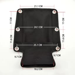 Scuba Diving Backplate Pad for Technical Dive BCD Harness Diver Equipment Back Support Backplane Soft Pad for Back Plate