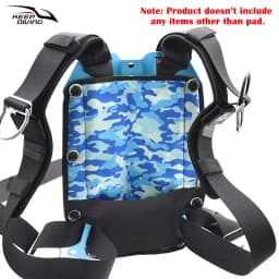 Scuba Diving Backplate Pad for Technical Dive BCD Harness Diver Equipment Back Support Backplane Soft Pad for Back Plate