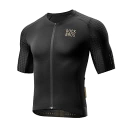 ROCKBROS Summer Cycling Jersey Short Sleeve Shirt Lightweight Reflective High Elastic Breathable Jersey Men MTB Cycling Clothing