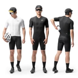 ROCKBROS Summer Cycling Jersey Short Sleeve Shirt Lightweight Reflective High Elastic Breathable Jersey Men MTB Cycling Clothing