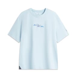 Li-Ning Men's Wade T-shirt 64%Cotton 36%Polyester Loose Breathable LiNing Sports Casual Short Sleeve Culture Tee Tops AHSV011