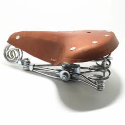 Traditional Old Style Bicycle Saddle Riveting Cow Leather Seat Road MTB Bike Standard Vintage Cushion Cycling Part