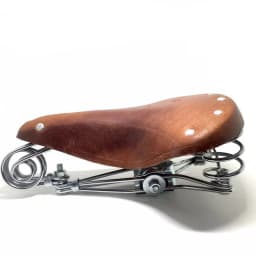Traditional Old Style Bicycle Saddle Riveting Cow Leather Seat Road MTB Bike Standard Vintage Cushion Cycling Part