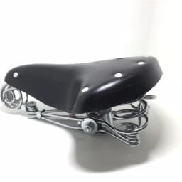 Traditional Old Style Bicycle Saddle Riveting Cow Leather Seat Road MTB Bike Standard Vintage Cushion Cycling Part