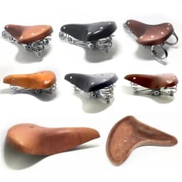 Traditional Old Style Bicycle Saddle Riveting Cow Leather Seat Road MTB Bike Standard Vintage Cushion Cycling Part