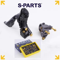Road bike finger shift disc brake caliper titanium screw for shimano R8170 R7170 upgrade titanium bolt