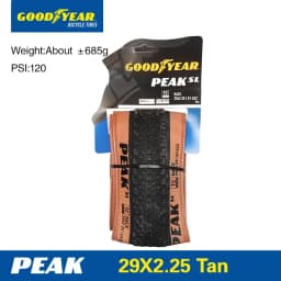 Goodyear 29X2.25 MTB Tire Peak Ultimate/ SL Race Mtb Tires 27.5X2.25 Tubeless Ready Optimised for Cross-Country Competition.