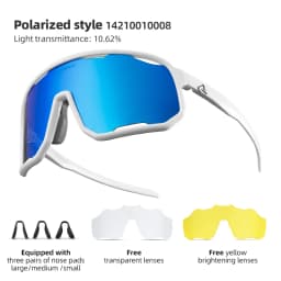 ROCKBROS Polarized Sunglasses Outdoor Cycling Glasses Running UV400 Protection Racing Bike Goggles Sports Eyewear