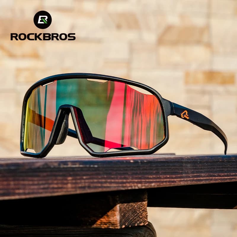 ROCKBROS Polarized Sunglasses Outdoor Cycling Glasses Running UV400 Protection Racing Bike Goggles Sports Eyewear