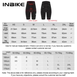 INBIKE Summer Women's Cycling Shorts 3D Pad Mountain Bike Shorts Breathable Shockproof Outdoor Sports Road Bike Shorts