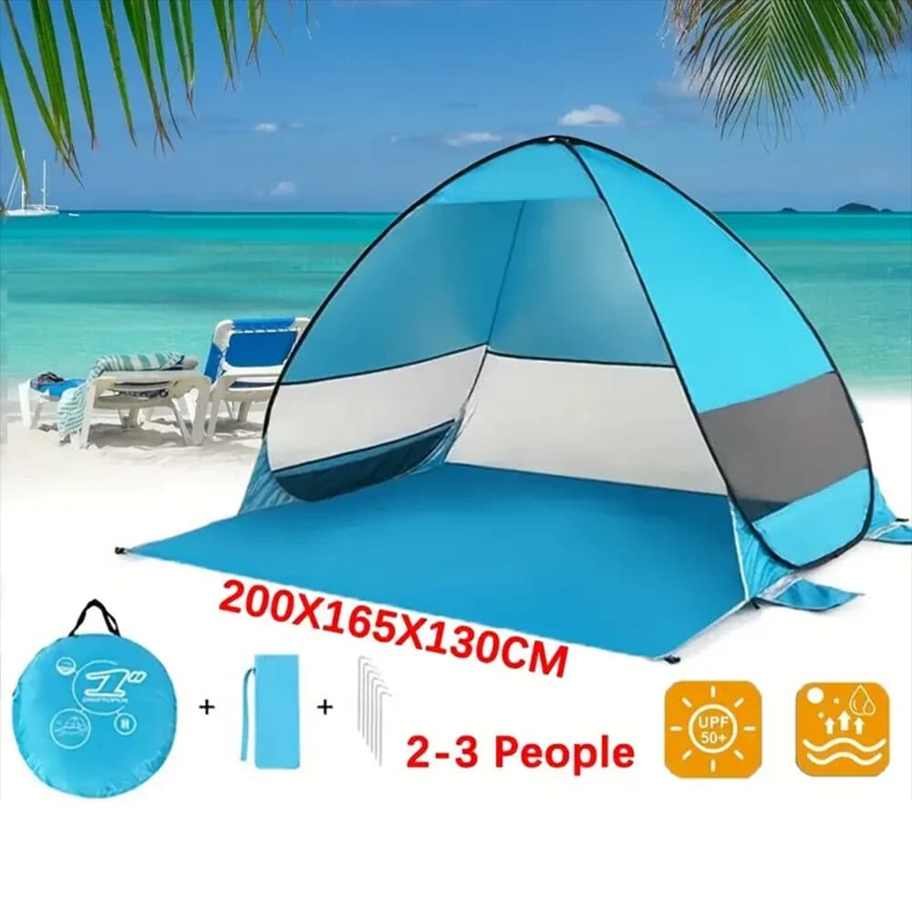 Quick Set Up.Pop Up Beach Tent Portable Sun Shade Shelter Outdoor Camping Fishing Canopy,Camping Accessories,Sturdy Construction