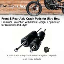 For Ultra Bee Crash Sliders Supermoto Axle Sliders Front Rear Anti-Drop Nylon Blocks Front and Rear Axle Protection Plate