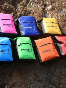25L Foldable Hiking Bag Durable PVC Waterproof Rolltop Rucksack Backpack Abrasion-Resistant Shoulder Pack for Outdoor Adventures