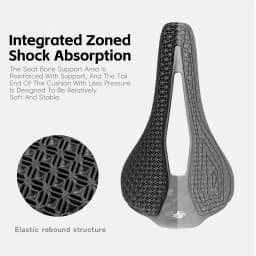Carbon 3D Printing Saddle Ultralight Bicycle Saddle Hollow Breathable 250x143/160mm Bike Seat for MTB Gravel Road Cycling Seats