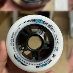 MPC 84mm Black Magic XXFirm Inline Speed Wheel for 84mm 84 Race Speed Rodas Road Ruedas XXF Durable Ealstic PU Roller Tire 8pcs