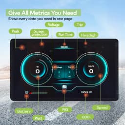 H8【UART2】 Electric Bicycle Computer Screen Projection Navigation Digital Stopwatch Speedometer for Ebike Cycling Odometer