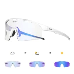 SCVCN Blue Photochromic Cycling Sunglasses for Men Blue Photochromism Glasses Cycl Mountain New Bicycle Goggles Eyewear Sports