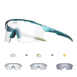 SCVCN Blue Photochromic Cycling Sunglasses for Men Blue Photochromism Glasses Cycl Mountain New Bicycle Goggles Eyewear Sports