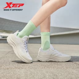 Xtep Light FW Running Shoes For Women Summer Breathable Mesh Running Shoes Outdoor Cushioning Rope Skipping Shoes 875318110019