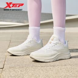 Xtep Light FW Running Shoes For Women Summer Breathable Mesh Running Shoes Outdoor Cushioning Rope Skipping Shoes 875318110019